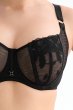 画像6: EMMA black B136 ｜フルカップ・グラマー向け・パッドなし・ワイヤーブラ・一枚レース・ブラック| ewabien エヴァビアン【サイズ交換OK・メール便対象】 輸入下着・高級ランジェリー  (6)