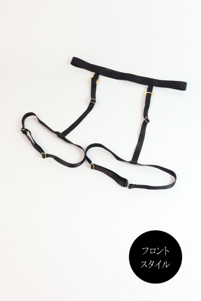 画像7: EMMA black-C620 |レッグガーター・ブラック | EMMAbien エヴァビアン【メール便対象】輸入下着・高級ランジェリー  (7)