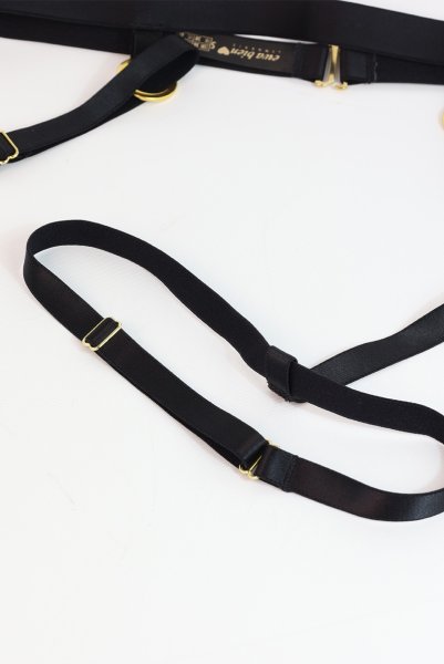 画像10: EMMA black-C620 |レッグガーター・ブラック | EMMAbien エヴァビアン【メール便対象】輸入下着・高級ランジェリー  (10)