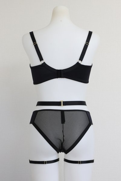 画像13: EMMA black-C620 |レッグガーター・ブラック | EMMAbien エヴァビアン【メール便対象】輸入下着・高級ランジェリー  (13)