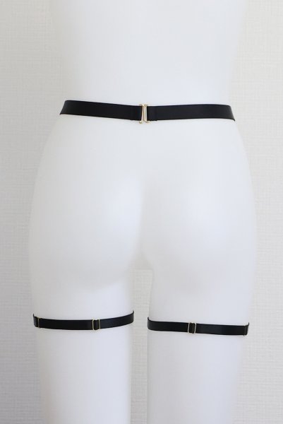 画像16: EMMA black-C620 |レッグガーター・ブラック | EMMAbien エヴァビアン【メール便対象】輸入下着・高級ランジェリー  (16)