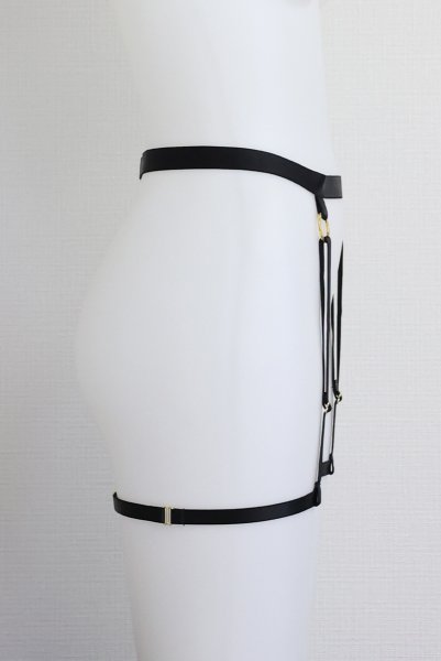 画像17: EMMA black-C620 |レッグガーター・ブラック | EMMAbien エヴァビアン【メール便対象】輸入下着・高級ランジェリー  (17)