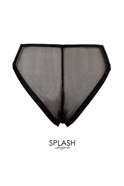 画像2: EMMA black C322 |ブラジリアンタンガ・ブラック  | ewabien エヴァビアン【サイズ交換NG・メール便対象】輸入下着・高級ランジェリー  (2)