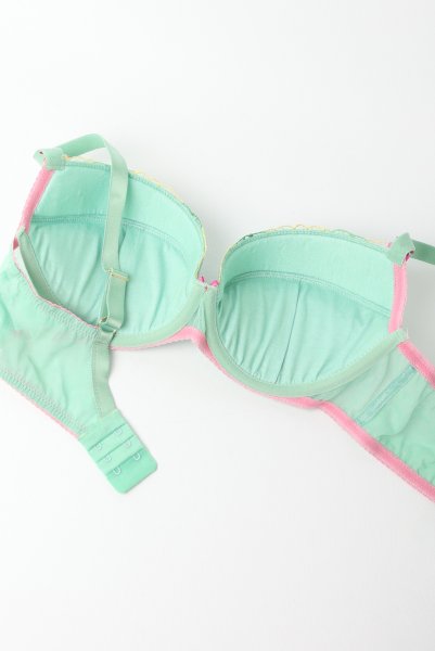 画像10: 【予約受付中】2026SS|MILAGROS green B214 | 3/4カップ・ワイヤーブラ・グラマー向け・グリーン| ewabien エヴァビアン (10)