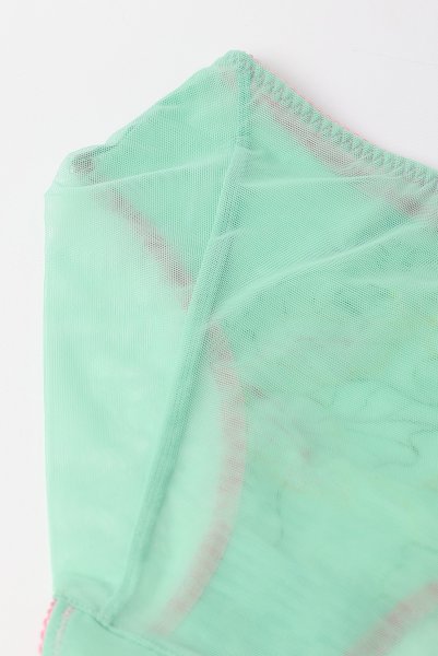 画像13: 【予約受付中】2026SS|MILAGROS green C124 | ハイウエストショーツ・シースルー・グリーン  | ewabien エヴァビアン (13)