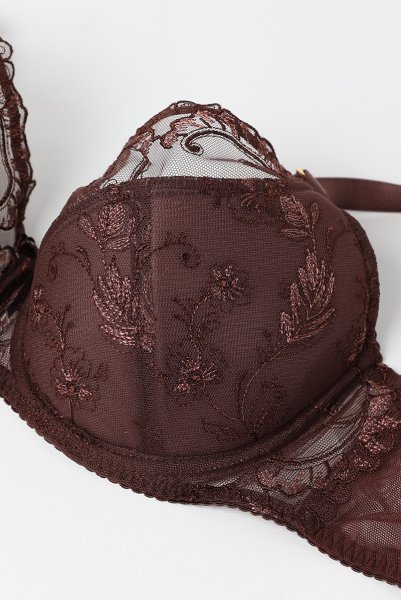 画像10: 【12月発売予定】2026SS|KIRA chocolate B150 | フルカップ・ワイヤーブラ・セミソフトブラ・大きいサイズ・ベージュ| ewabien エヴァビアン (10)