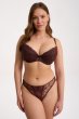 画像3: 【12月発売予定】2026SS|KIRAchocolate B214 | 3/4カップ・ワイヤーブラ・グラマー向け・すっぴん美乳ブラ・ブラウン| ewabien エヴァビアン (3)