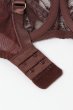 画像12: 【12月発売予定】2026SS|KIRAchocolate B161 | フルカップ・パッドなし・ワイヤーブラ・一枚レース・大きいサイズ・ブラウン | ewabien エヴァビアン (12)