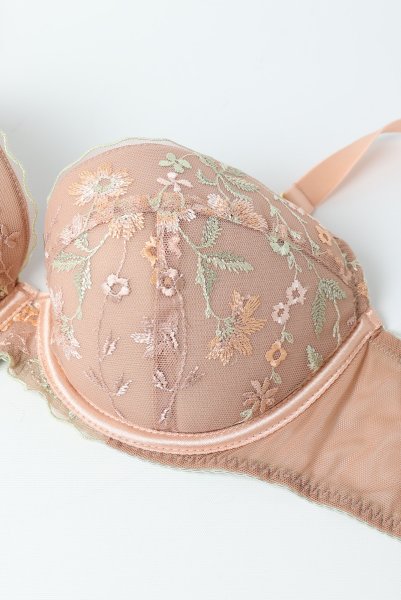 画像8: 【予約受付中】2026SS|TRINI beige B214 | 3/4カップ・ワイヤーブラ・グラマー向け・ベージュ| ewabien エヴァビアン (8)