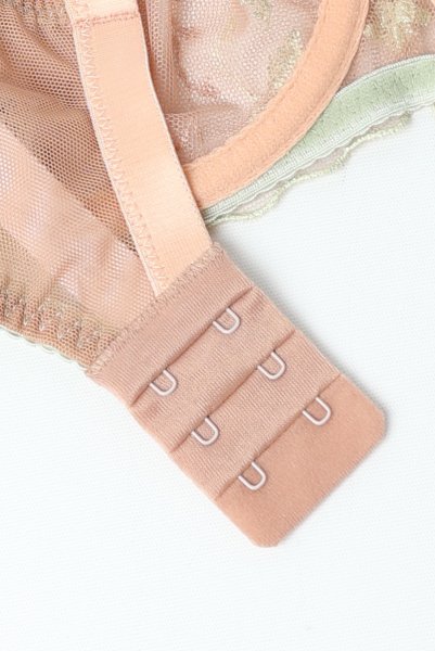 画像12: 【予約受付中】2026SS|TRINI beige B161 | フルカップ・パッドなし・ワイヤーブラ・一枚レース・大きいサイズ・ベージュ | ewabien エヴァビアン (12)