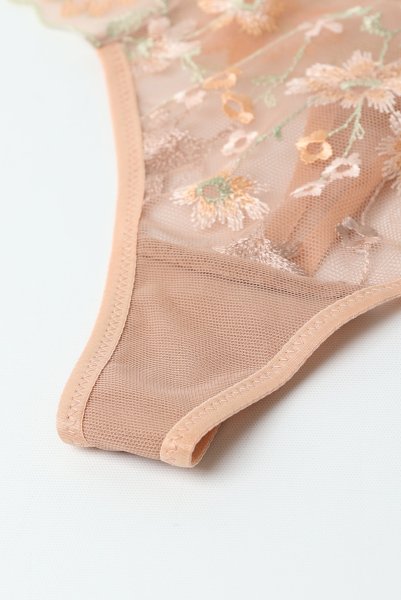 画像12: 【予約受付中】2026SS|TRINI beige C200 |タンガ・Tバック・ベージュ  | ewabien エヴァビアン (12)