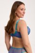 画像3: 【予約受付中】2026SS|NURIA blue B139 | フルカップ・パッドなし・ワイヤーブラ・一枚レース・大きいサイズ・ブルー | ewabien エヴァビアン (3)