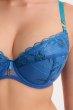 画像5: 【予約受付中】2026SS|NURIA blue B214 | 3/4カップ・ワイヤーブラ・グラマー向け・ブルー| ewabien エヴァビアン (5)