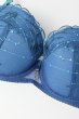 画像9: 【予約受付中】2026SS|NURIA blue B214 | 3/4カップ・ワイヤーブラ・グラマー向け・ブルー| ewabien エヴァビアン (9)
