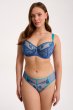 画像3: 【予約受付中】2026SS|NURIA blue B161 | フルカップ・パッドなし・ワイヤーブラ・一枚レース・大きいサイズ・ブルー | ewabien エヴァビアン (3)