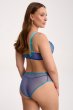 画像4: 【予約受付中】2026SS|NURIA blue B161 | フルカップ・パッドなし・ワイヤーブラ・一枚レース・大きいサイズ・ブルー | ewabien エヴァビアン (4)