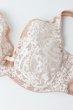 画像8: 【予約受付中】2026SS|LAILA beige B862 | ブラレット・パッドなし・ワイヤーブラ・一枚レース・大きいサイズ・ベージュ | ewabien エヴァビアン (8)