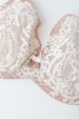 画像9: 【予約受付中】2026SS|LAILA beige B862 | ブラレット・パッドなし・ワイヤーブラ・一枚レース・大きいサイズ・ベージュ | ewabien エヴァビアン (9)