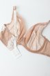 画像10: 【予約受付中】2026SS|LAILA beige B862 | ブラレット・パッドなし・ワイヤーブラ・一枚レース・大きいサイズ・ベージュ | ewabien エヴァビアン (10)