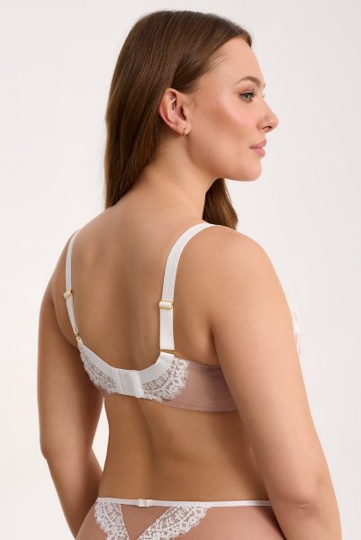 画像2: 【予約受付中】2026SS|LAILA beige B214 | 3/4カップ・ワイヤーブラ・グラマー向け・ベージュ| ewabien エヴァビアン (2)