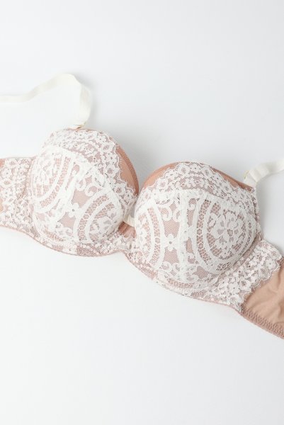 画像7: 【予約受付中】2026SS|LAILA beige B214 | 3/4カップ・ワイヤーブラ・グラマー向け・ベージュ| ewabien エヴァビアン (7)