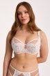 画像2: 【予約受付中】2026SS|LAILA beige B161 | フルカップ・パッドなし・ワイヤーブラ・一枚レース・大きいサイズ・ベージュ | ewabien エヴァビアン (2)