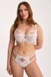 画像4: 【予約受付中】2026SS|LAILA beige B161 | フルカップ・パッドなし・ワイヤーブラ・一枚レース・大きいサイズ・ベージュ | ewabien エヴァビアン (4)