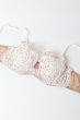 画像8: 【予約受付中】2026SS|LAILA beige B161 | フルカップ・パッドなし・ワイヤーブラ・一枚レース・大きいサイズ・ベージュ | ewabien エヴァビアン (8)