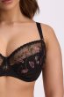 画像5: ELVIRA	black B150 | フルカップブラ・透けないタイプ・セミソフト・大きいサイズ・ブラック| ewabien エヴァビアン【サイズ交換OK】 輸入下着・高級ランジェリー  (5)