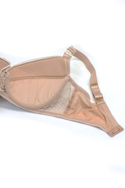 画像11: SOFIA beige B214 | 3/4カップ・ワイヤーブラ・グラマー向け・ベージュ| ewabien エヴァビアン【サイズ交換OK】 輸入下着・高級ランジェリー  (11)