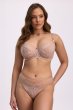 画像3: SOFIA beige B161 | フルカップブラ・パッドなし・ワイヤーブラ・一枚レース・大きいサイズ・ベージュ | ewabien エヴァビアン【サイズ交換OK・メール便対象】 輸入下着・高級ランジェリー  (3)