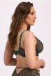 画像2: MARIBEL green B862 | ブラレット・パッドなし・ワイヤーブラ・一枚レース・大きいサイズ・グリーン | ewabien エヴァビアン【サイズ交換OK・メール便対象】 輸入下着・高級ランジェリー  (2)