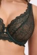 画像5: MARIBEL green B862 | ブラレット・パッドなし・ワイヤーブラ・一枚レース・大きいサイズ・グリーン | ewabien エヴァビアン【サイズ交換OK・メール便対象】 輸入下着・高級ランジェリー  (5)