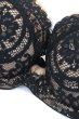 画像10: LAILA-black-B214 | 3/4カップ・ワイヤーブラ・グラマー向け・ブラック| ewabien エヴァビアン 【サイズ交換OK】輸入下着・高級ランジェリー  (10)