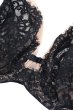 画像12: LAILA-black-B862 | ブラレット・パッドなし・ワイヤーブラ・一枚レース・大きいサイズ・ブラック | ewabien エヴァビアン【サイズ交換OK】 輸入下着・高級ランジェリー  (12)