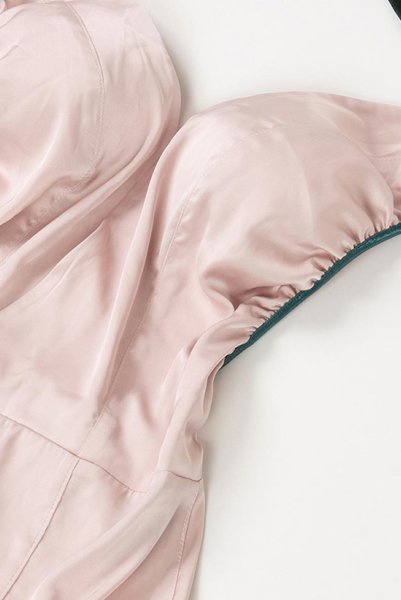 画像9: Mermaid-body  | ボディ・ラベンダーピンク・グリーン・サテン・ホルターネック・バックシャン | LA MUSA ラミューザ (9)