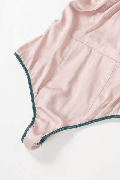 画像11: Mermaid-body  | ボディ・ラベンダーピンク・グリーン・サテン・ホルターネック・バックシャン | LA MUSA ラミューザ (11)