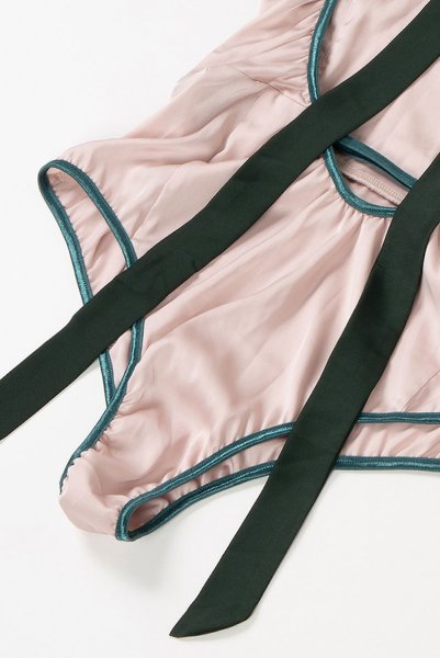 画像13: Mermaid-body  | ボディ・ラベンダーピンク・グリーン・サテン・ホルターネック・バックシャン | LA MUSA ラミューザ (13)