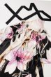 画像18: ドレス（オフショルダー・ホルターネック・ウエストリボン付属・シルク混）【送料無料】輸入下着・ 高級ランジェリー [Watercolour-Flower-Dress] (18)