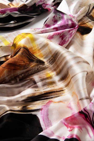 画像20: Watercolour-Flower-Dress  | ドレス・オフショルダー・ホルターネック・ウエストリボン付属・シルク混 | LA MUSA ラミューザ| ラミューザ LA MUSA 輸入下着・ 高級ランジェリー   (20)
