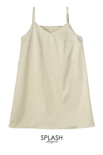 画像7: Angel-Slip-Dress-Short  | ショートドレス・クリームイエロー・シルク混・2way・取り替えOKな羽ストラップ付 | LA MUSA ラミューザ| ラミューザ LA MUSA 輸入下着・ 高級ランジェリー   (7)