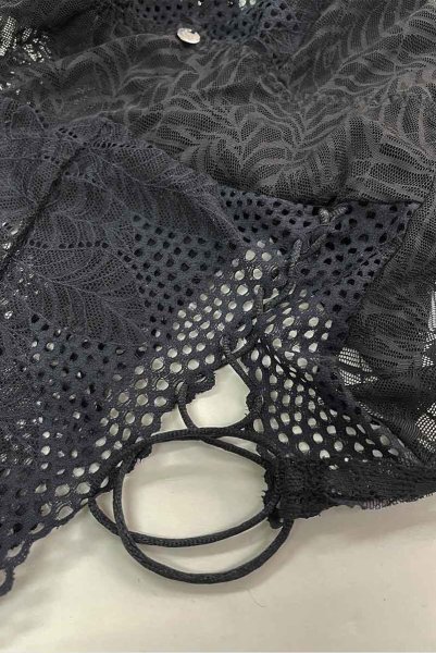 画像11: Merlys teddy |テディ・総レース・ワイヤーなし・ブラック | obsessive 高級Sexyランジェリー (11)