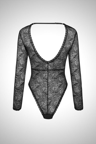 画像15: Merlys teddy |テディ・総レース・ワイヤーなし・ブラック | obsessive 高級Sexyランジェリー (15)