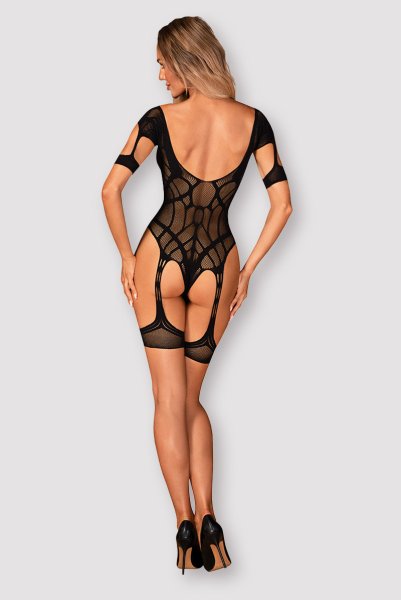 画像2: G334 bodystocking | ボディストッキングテディ・黒   | 高級Sexyランジェリー Obsessive (2)