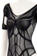 画像9: G334 bodystocking | ボディストッキングテディ・黒   | 高級Sexyランジェリー Obsessive (9)