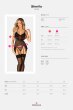 画像21: Sherila corset thong |  ガーターベルト付きコルセット＆タンガ2点セット（シースルー・フリンジ・チュールレース・ブラック）  | Obsessive 高級Sexyランジェリー輸入下着・ランジェリー    (21)