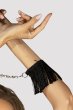 画像5: Sherila cuffs | ハンドカフス（フリンジ・シルバーチェーン・ブラック）   |  Obsessive 高級Sexyランジェリー※メール便対象※輸入下着・ランジェリー   (5)