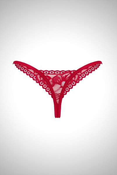 画像2: Lacelove Thong |Gストリング・Tバック・レッド | obsessive 高級Sexyランジェリー (2)