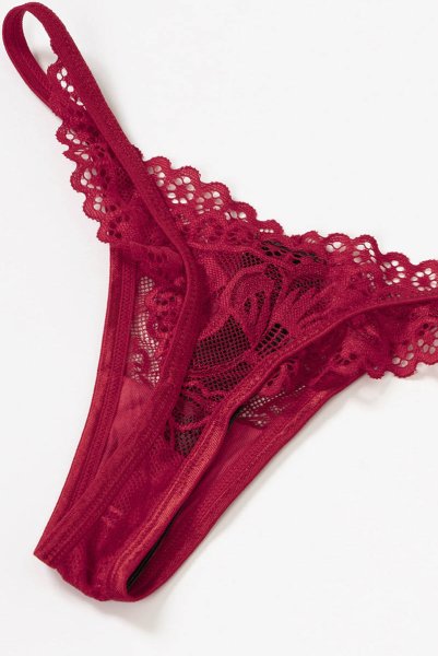 画像12: Lacelove Thong |Gストリング・Tバック・レッド | obsessive 高級Sexyランジェリー (12)