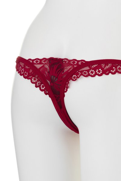 画像16: Lacelove Thong |Gストリング・Tバック・レッド | obsessive 高級Sexyランジェリー (16)